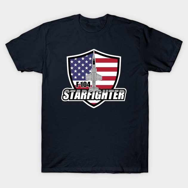 American F-104 Starfighter T-Shirt by TCP